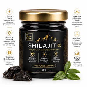 Résine de Shilajit Pur de l'Himalaya en Vrac 30g Qualité Or avec Acide Fulvique et Plus de 85 Oligo-éléments pour l'Énergie et le Soutien de la Force - Product Image 3