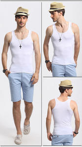 Custom Logo <b>Men</b> Gym Tank Top Sleeveless Fitness Workout Bodybuilding Muscle <b>Stringer</b> <b>Vest</b> - Product Image 2