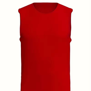 Nueva Camiseta sin Mangas de Punto 100% Algodón Transpirable de Alta Moda para Hombre, Camiseta Casual sin Mangas para Hombre, Ropa de Gimnasio de Verano, Logotipo Personalizado - Product Image 1
