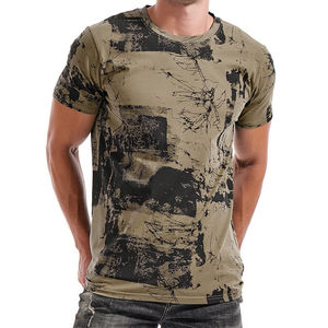 Camiseta de Manga Corta para Hombre, Precio al por Mayor, ODM y OEM, 100% Poliéster, Color Sólido, Impresión de Logotipo Personalizada por Sublimación - Product Image 2