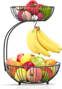 Corbeille à fruits décorative en métal pour table basse de salon et présentation intérieure élégante - Product Image 6