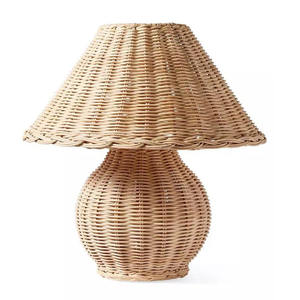 Lámparas de Mesa de Ratán para Decoración de Bodas, Iluminación Decorativa para el Hogar, Lámpara de Mesa Nórdica Hecha a Mano, Lámparas de Noche para Dormitorio - Product Image 2