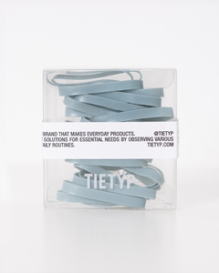 ยางรัดผม TIETYP สีพื้น เรียบง่าย ทันสมัย ใช้ได้ทุกวัน สำหรับผู้หญิง บรรจุกล่อง ผลิตในเกาหลี - Product Image 1