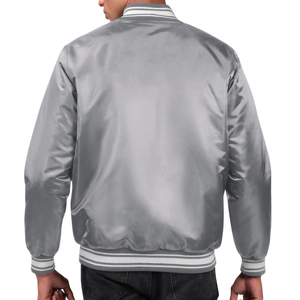 <b>Men</b> Satin Bomber <b>Jacket</b> Custom Embroidery Logo Lightweight Varsity <b>Flight</b> <b>Jacket</b> Streetwear Wholesale Windbreaker - Product Image 6