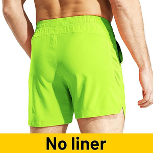 Pantalones Cortos Deportivos para Hombre, con Capa Interior de Soporte y Laterales Divididos, para Correr y Gimnasio - Product Image 5