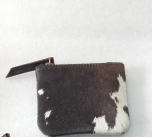 Nueva Cartera Monedero Pequeña de Cuero Vacuno con Doble Cremallera, Tarjetero de Piel con Pelo, Forro de Poliéster Duradero, para Hombre y Mujer, OEM - Product Image 2
