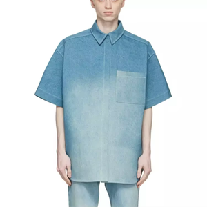 เสื้อฤดูร้อนปี 2025 น้ำหนัก 230 กรัม ผ้าฝ้าย 70% โพลีเอสเตอร์ 30% เย็นสบาย ระบายอากาศได้ดี ผ้าฝ้ายผสมโซโรนา ยืดหยุ่น ลายเรียบ ถักทอ - Product Image 1