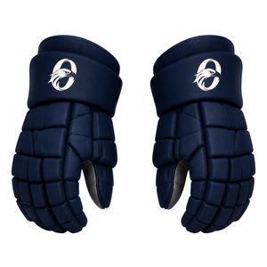 Navy Gold Ice Hockey Set for Men Jersey Shorts Socks Gloves Professional Team Uniform Breathable <b>Athletic</b> Match Training Wear - Product Image 5