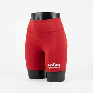 Hot Sale Summer Women's Sport Biker Shorts Casual <b>Elastic</b> Mid <b>Waist</b> Running Women Biker Shorts - Product Image 3