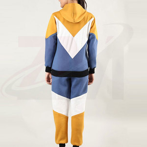 21. Damen Colorblock Trainingsanzug Set Modische Sportbekleidung Maßgeschneidertes Design Private Label Großhandelslieferant - Product Image 4