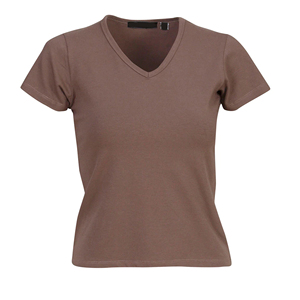 เสื้อยืดคอวีผู้ชายไซส์ใหญ่ เป็นมิตรกับสิ่งแวดล้อม เสื้อยืดผู้หญิงแบบยืดได้ สกรีนโลโก้ได้ ทรงเข้ารูป สวมใส่สบาย แขนยาว ผ้าฟลีซ โพลีเอสเตอร์/คอตตอน - Product Image 5