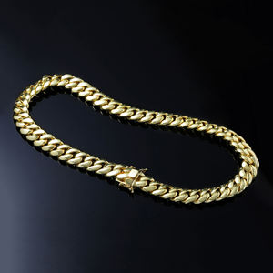 Collier à maillons épais finition or, design gourmette audacieux de qualité supérieure, chaîne de luxe polie pour les soirées et le style quotidien - Product Image 1
