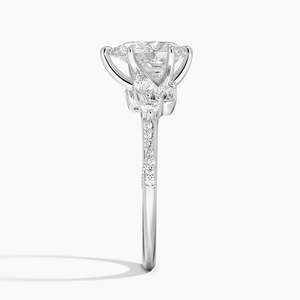 Anillo BOJ 0152 con Corte de Pera, Plata 925, Engaste de Puntas para Alivio de Migrañas, Anillo Solitario con Diamante de 2ct, Color D, VVS1, Moissanita Certificada por GRA - Product Image 3