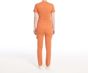 <b>Tops</b> High Quality Cotton Blends Denim Material Quick-Drying <b>Scrub</b> Suits Unisex - Product Image 3
