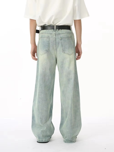 Men Casual Denim <b>Jeans</b> Classic Fit Comfortable Breathable <b>Soft</b> Fabric Durable Everyday Wear Bulk Manufacturing - Product Image 2