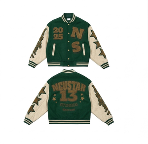 Fabricante de Chaquetas Varsity con Bordado Personalizado |   Proveedor de Chaquetas Letterman al por Mayor, Chaquetas Varsity de Moda, Marca Privada - Product Image 5