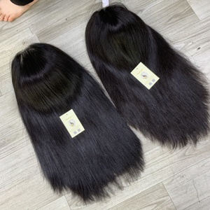 วิกผมชาวสวิสสีดำธรรมชาติทำจากผมมนุษย์ผมตรง2x6และ5x5 HD - Product Image 6