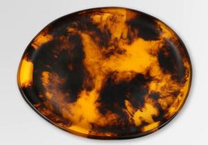 Premium Handmade Resin Serving Dish Decorative Snack Dessert Plate for <b>Table</b> Decor <b>Kitchen</b> Party Tableware - Product Image 4