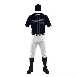 Uniformes de baseball personnalisés pour clubs et équipes avec impression par sublimation et broderie, pantalons de jersey, vente en gros d'uniformes de baseball - Product Image 2
