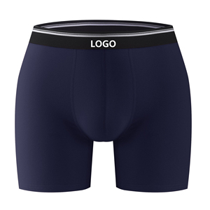 Calzoncillos Boxer Premium 2025 para Hombre, de Poliéster y Elastano, Suaves, Transpirables, de Cintura Baja, Deportivos, Tejidos, Tallas S a XL, OEM ODM - Product Image 4