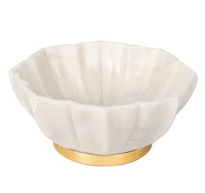 Plato de ensalada de mármol para mesa de cocina, cuenco de piedra duradero, plato decorativo con diseño de remolino, para hotel, hogar, fiestas, hecho a mano, colorido - Product Image 1