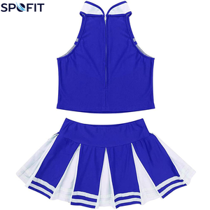 Meilleurs ensembles d'uniformes de cheerleading pour femmes, personnalisés, en gros, dernier design, transfert thermique, 100 % polyester, haute qualité - Product Image 2