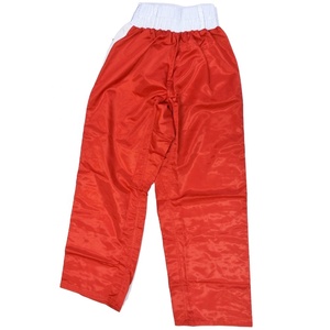 Pantalon de boxe unisexe uni, couleur personnalisée, respirant, séchage rapide, 100% polyester, logo personnalisé, taille S-4XL, vêtements d'arts martiaux - Product Image 1