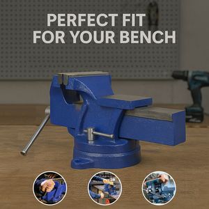 Eastman Brand Industrial Grade Cast Iron Vice E-2081 <b>Hand</b> <b>Tools</b> Exporter India OEM Customized Support Metric Measurement System - Product Image 5