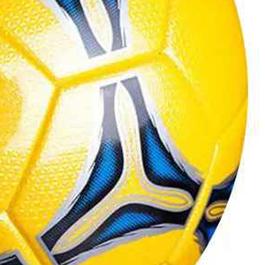 Balón de Fútbol CORE FIELD Blanco Cosido a Máquina, Ecológico, Duradero, Ligero, Diseño con Puntos Azules, para Interior/Exterior - Product Image 3