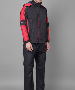 New RTS Custom Logo Men's Nylon <b>Wind</b> <b>Breaker</b> Contrast Panel With Pant Set For Summer Breathable Set Highstreet Zipper Jacket - Product Image 2