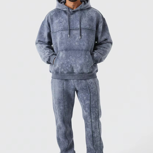 Nouveau Hoodie Homme Délavé à l'Acide de Haute Qualité, Vente en Gros, Personnalisé, Marque de Créateur OEM, Streetwear, Hoodie Fortement Délavé - Product Image 3