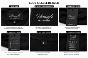 Custom <b>Black</b> Zip-Up Hoodie Manufacturer | Premium Cotton Fleece <b>Sweatshirt</b> with Custom Logo & Private Label - Product Image 5