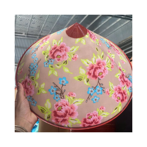 Hand Drawn Floral Printed Cloche Straw <b>Hat</b> Unisex Beach Style Adult Outdoor Wear - Product Image 6