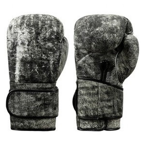 Faux Leather Boxing Training Gloves Full Finger Velcro Closure Adult Unisex for Boxing Practice - Product Image 5
