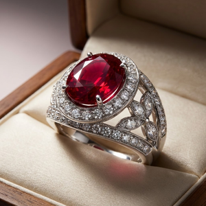 Envío de la gota Joyería Simplemente la mejor calidad 18K Oro blanco sólido Diamante natural Forma ovalada Montaje de Halo exagerado para regalo - Product Image 2