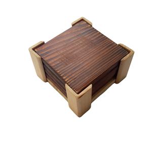 Posavasos de Madera de Nogal con Diseño Increíble, Tapete para Té y Café para Mesa, para el Hogar y Hoteles, Posavasos para Servir Bebidas - Product Image 1