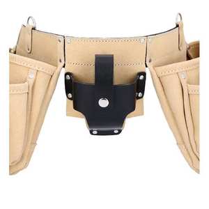 Genuine Leather <b>Tool</b> Kit <b>Bag</b> <b>Heavy</b> <b>Duty</b> Double-Sided Comfortable Wear OEM Customization Canvas Style Functional Design - Product Image 4