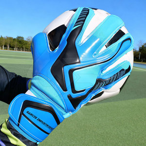 Gants de gardien de but en cuir de qualité supérieure pour sports de plein air, avec design imperméable, sangle de poignet réglable, faible MOQ - Product Image 4