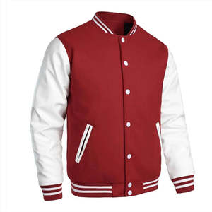 Chaqueta Universitaria Personalizada OEM, Chaqueta Varsity de Béisbol para Hombre, con Logos Bordados, Transpirable - Product Image 4