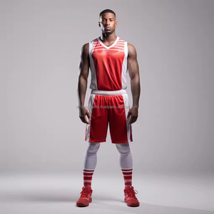 Camisetas de Baloncesto Sublimadas Personalizadas de Alta Calidad, 100% Poliéster, Cuello en V, Manga Corta, Transpirables, Tallas Grandes para Adultos, Reversibles - Product Image 4