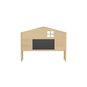 Testiera letto Montessori naturale a grandezza naturale con armadio contenitore, liberamente configurabile per letti per bambini - Product Image 3