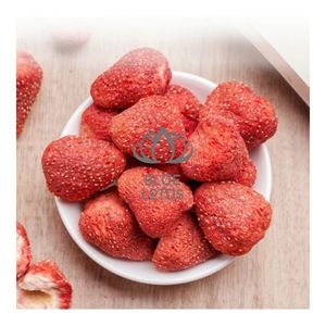 FRUITS DE LA MERVEILLEUSE SÉRIE : Fraise lyophilisée 2026, la plus vendue, pour régimes hypocaloriques, fruit tropical pur, sûr et certifié, collation fruitée saine - Product Image 1