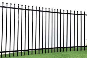 Valla Decorativa Moderna Personalizada para Exteriores, Panel de Acero Galvanizado, Hierro y Aluminio con Recubrimiento en Polvo y Puntas Decorativas - Product Image 2