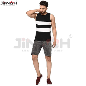 Wholesale New Workout Gym Guys Best Men Custom Design For Best Training Breathable Casual Pattern Design <b>Stringer</b> Training <b>Vest</b> - Product Image 2