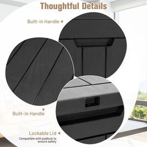 Contenedor de Almacenamiento para Terraza con Asiento, 30 Galones - Product Image 2