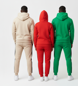 Ensemble de survêtement décontracté pour femme : veste à capuche zippée coupe ample et pantalon de survêtement à jambe droite – Collection Printemps-Automne - Product Image 5