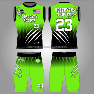 Uniforme de Fútbol Americano 7v7 con Tecnología de Sublimación Personalizada, Jersey 7on7 de Secado Rápido, Uniforme sin Mangas para Flag Football - Product Image 1