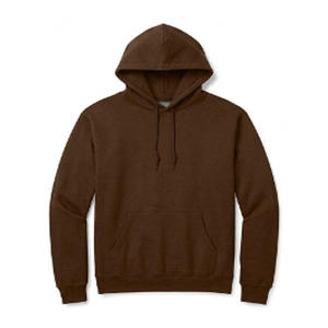 เสื้อฮู้ดผู้ชายสีดำล้วน สวมใส่สบาย ทรงปกติ เหมาะสำหรับฤดูใบไม้ร่วง ผลิตจากผ้าฝ้ายเฟรนช์เทอร์รี่ 100% - Product Image 4