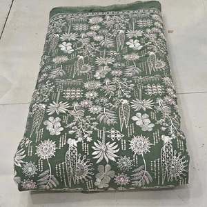 Velvet Embroidered <b>Fabric</b> <b>Indian</b> Embroidered Velvet <b>Fabric</b> Luxury <b>Fabric</b> for Abaya Kaftan Wedding Dress Wholesale Export Markets - Product Image 5