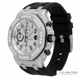 Reloj Audemars Piguet Royal Oak Offshore Cronógrafo con Diamantes, 41 mm, Acero Inoxidable, Octagonal, Analógico, Cristal de Zafiro, de Lujo para Hombre - Product Image 1